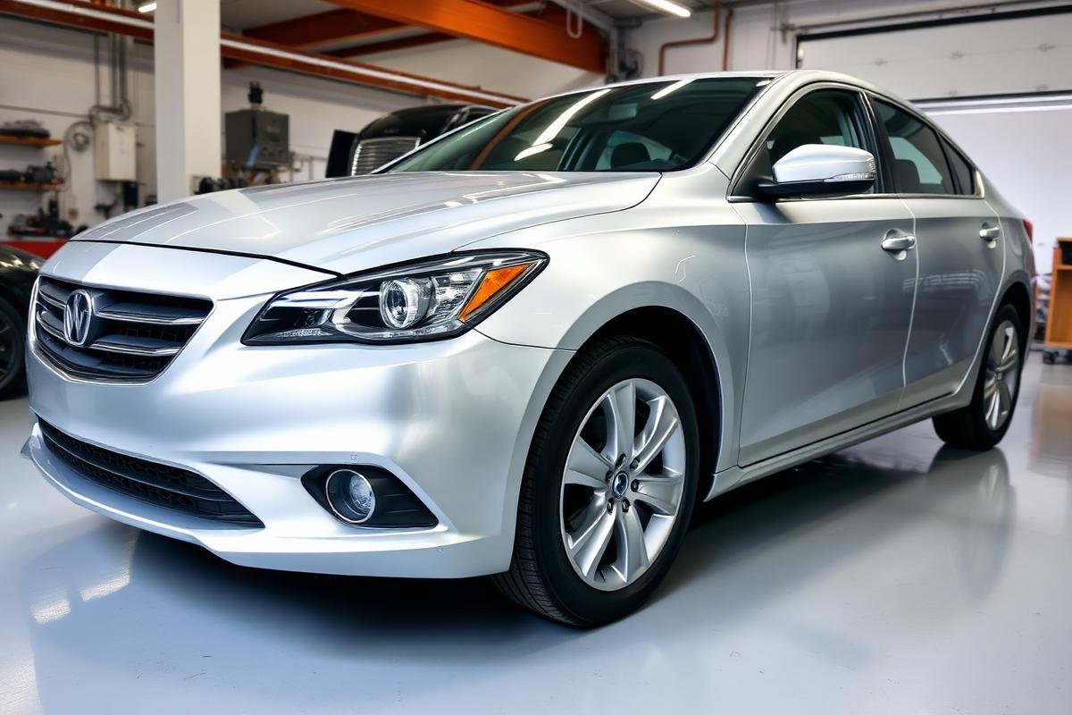 Collision repair comparison — after
