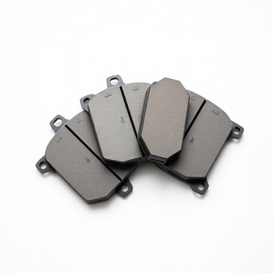 Ceramic Brake Pad Set, Front Axle